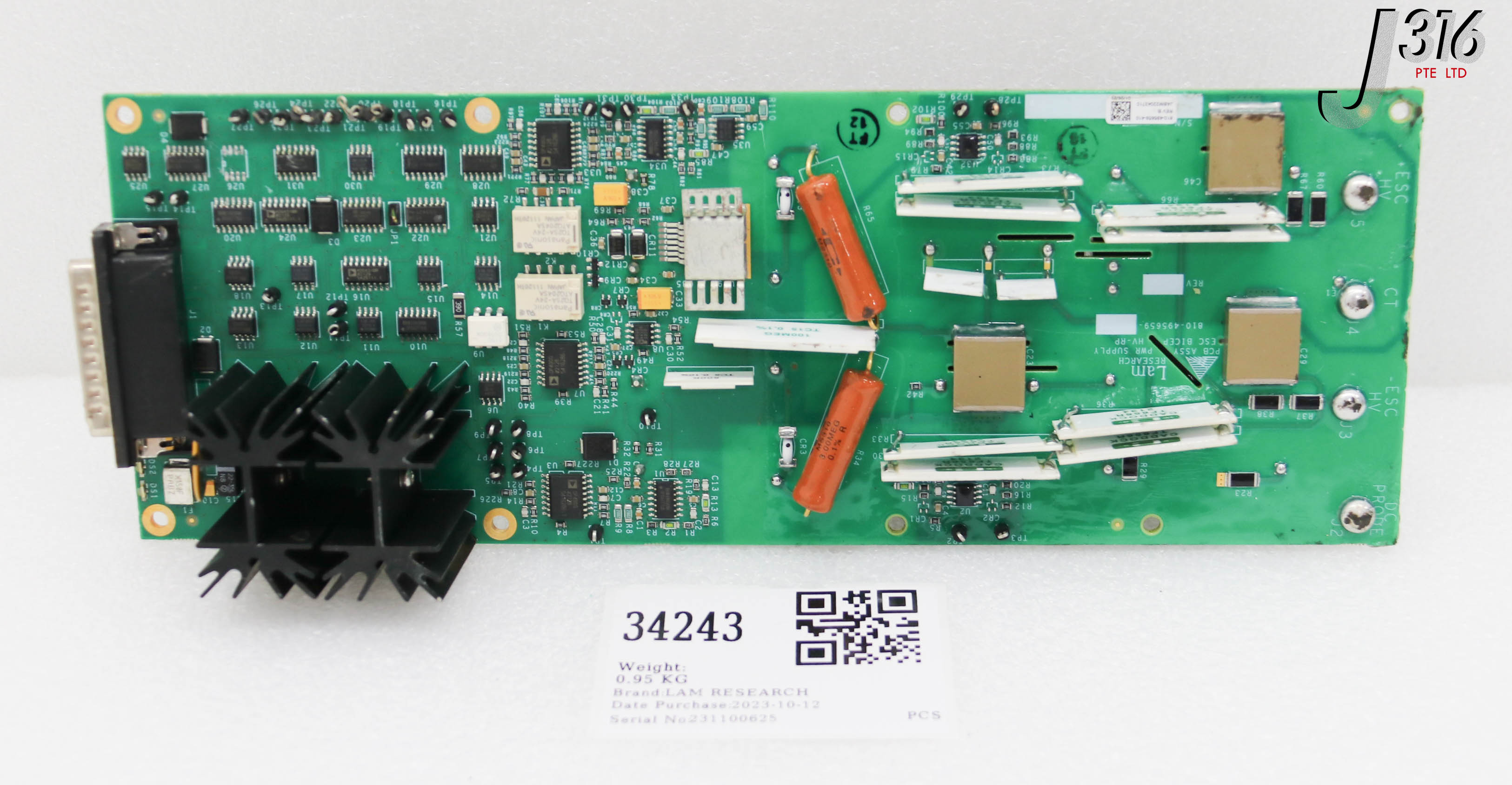 34243 LAM RESEARCH PCB ASSY, PWR SUPPLY, ESC BICEP HV-RP 810